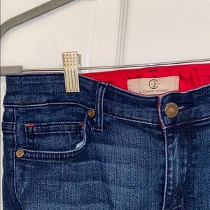 COOKIE JOHNSON dark skinny blue jeans